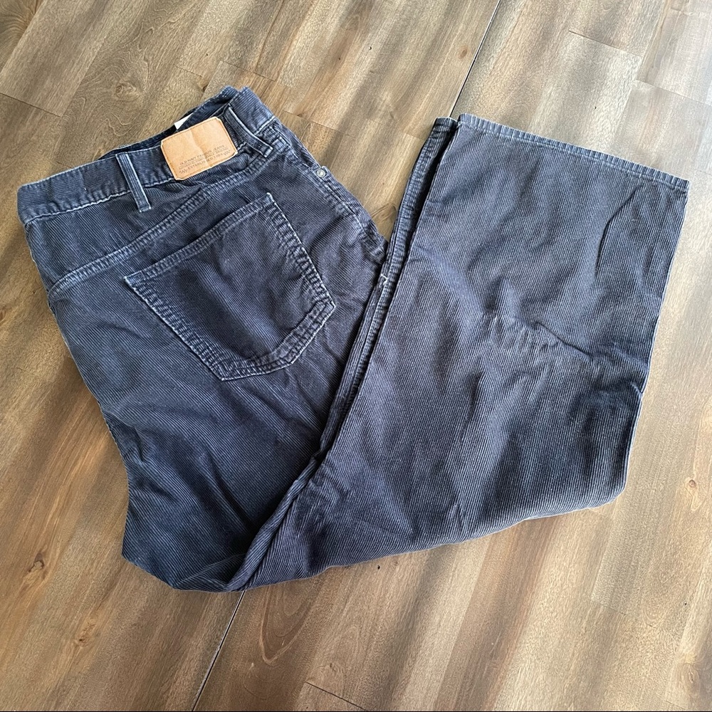 OLD NAVY Dark Blue Corduroys 48x30